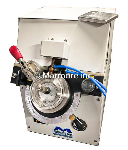 Bloqueadora de lentes con alloy manual con ajuste de ejes